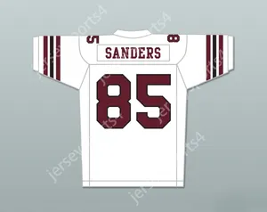 Custom elk naamnummer Heren Jeugd/Kinderen Morris Chestnut Travis Sanders 85 Boston Rebells Away Football Jersey bevat League Patch Top gestikte S-6XL