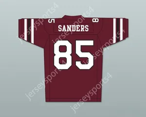 Aangepaste naamnummer Heren Jeugd/Kinderen Morris Chestnut Travis Sanders 85 Boston Rebels Home Football Jersey bevat League Patch Top gestikte S-6XL