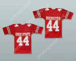 Custom Any Nom Number Mens Youth / Kids Ohio State Buckeyes 44 Red Football Jersey Top cousé S-6XL