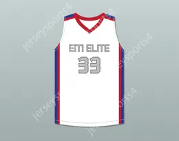 Custom Any Nom Number Mens Youth / Kids Tacko Fall 33 Chacun 1 Enseigner 1 Elite AAU Basketball Basketball Jersey 1 Top cousé S-6XL