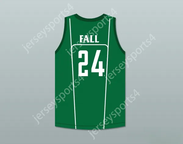 Custom Any Nom Number Mens Youth / Kids Tacko Automne 24 Liberty Christian Prep Lions Green Basketball Jersey 2 Top cousé S-6XL