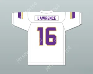 Custom Any Nom Number Mens Youth / Kids Trevor Lawrence 16 Cartersville High School Hurricanes White Football Jersey 4 cousu S-6XL