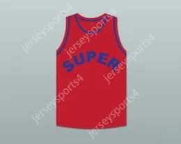 Personalizado en cualquier número para hombres jóvenes/niños Missy Elliott 1 Super Red Basketball Jersey Top cosido S-6XL