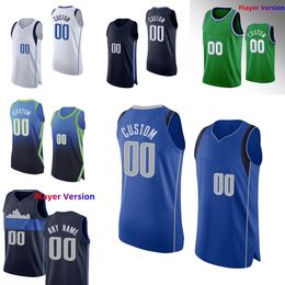 Maillots de basket-ball personnalisés authentiques cousus version joueur 44 DavisBertans 35 ChristianWood 7 DwightPowell 25 ReggieBullock 42 MaxiKleber 3 JadenHardy