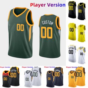 Camisetas de baloncesto auténticas personalizadas y cosidas 45 DonovanMitchell 8 RudyGay