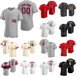 Custom Baseball 2 Luis Rengifo Jerseys 14 Logan Ohoppe 6 Anthony Rendon 18 Jake Lamb 9 Zach Neto 21 Matt Thaiss 33 Max Stassi 4 Andrew Velazquez 28 Aaron Loup Men Youth T-S