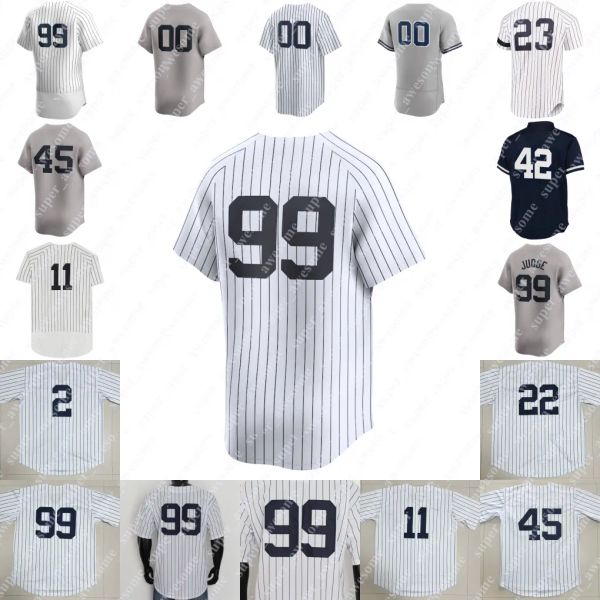 Maillot de baseball personnalisé Juan Soto Anthony Volpe Anthony Rizzo Giancarlo Stanton Gleyber Torres Oswaldo Cabrera Gerrit Cole Alex Verdugo Babe Ruth Derek Jeter