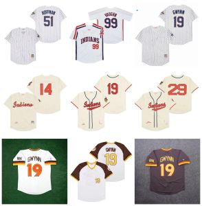 Maillot de baseball personnalisé pour hommes et femmes, pour jeunes, Kansas City, Royals, Tony Gwynn Padres, Trevor Hoffman, Indians, Rick Vaughn, Royals, Bo Jackson, George Brett, Kansas