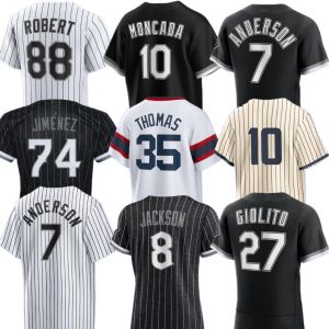 Maillot de baseball personnalisé pour hommes, femmes, jeunes enfants, Chicago, blanc, Sox, Eloy Jimenez, Tim Anderson, Lance AJ Pollock, Lynn, Luis, Robert Yoan, Moncada, Jose Abreu