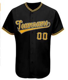 Custom Baseball Jersey Personalized Stitched San Francisco Georgia Kansas Elke naam en nummer korte mouw sport uniform volwassen