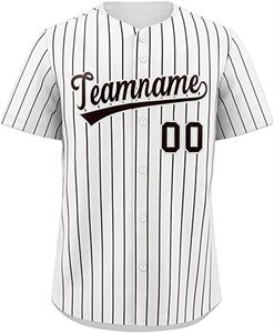 Maillot de baseball personnalisé cousu n'importe quel nom n'importe quel numéro maillots de broderie à la main hommes femmes jeunesse surdimensionné mixte expédié toute l'équipe blanc 0206032