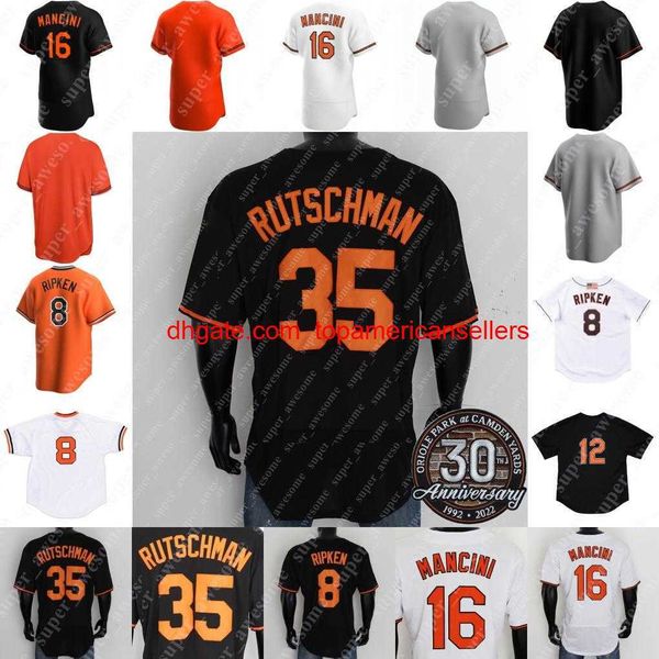 Maillots de baseball personnalisés Adley Rutschman Jersey John Means Cedric Mullins Rougned Odeur Ryan Mountcastle Austin Hays Jorge Mateo Robinson C