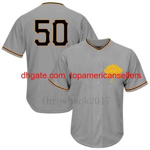 Maillots de Baseball personnalisés, magasin de baseball commémoratif Lotus No50, tissu brodé exquis, respirant, absorbant la sueur