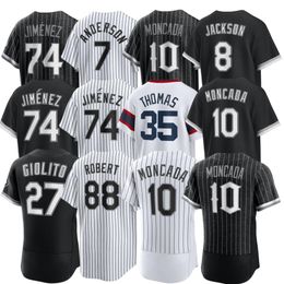 Maillots de baseball personnalisés Eloy Jimenez Maillot Tim Anderson Lance Pollock Lynn Luis Robert Yoan Moncada Jose Abreu Andrew Vaughn Yasmani