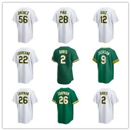 Custom Baseball Jerseys Men Women Youth 24 Rickey Henderson 9 Reggie Jackson 56 Dany Jimenez 49 Ryan Noda 20 Zack Gelof 38 JP Sears 15 Seth Brown