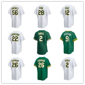 Custom Baseball Jerseys Men Women Youth 24 Rickey Henderson 9 Reggie Jackson 56 Dany Jimenez 49 Ryan Noda 20 Zack Gelof 38 JP Sears 15 Seth Brown