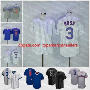 Maillots de baseball personnalisés Mens 3 David Ross Vintage Stitched Jersey Blue Black Shirts