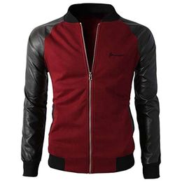 Vestes de baseball personnalisées avec manches en cuir et fermeture éclair pour collège Bomber Vintage pour hommes Letterman Varsity Jacket 76