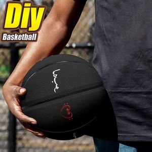 aangepaste basketbal diy basketbal adolescenten mannen vrouwen jeugd kinderen buitensporten basketbal spel team trainingsapparatuur fabriek directe verkoop 105363