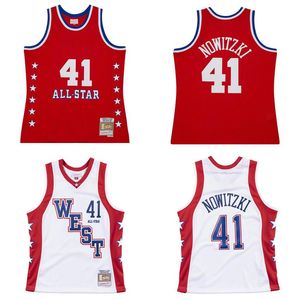 Maillot de basket-ball personnalisé Dirk Nowitzki 2003 2004 2009 ALL-Star Mitchell et Ness hommes femmes maillots de S-6XL