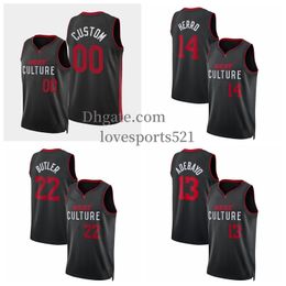 Aangepaste basketbaltrui Jimmy Butler Dwyane Wade Bam Adebayo Tyler Herro Duncan Robinson Caleb Martin Jaime Jaquez Jr 2024 maat XS-XXL