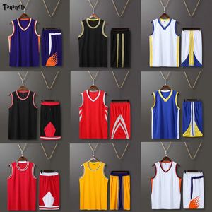 Ensemble de maillot de basket-ball personnalisé pour hommes et enfants, uniformes de formation professionnelle, costume de sport à séchage rapide, 240318