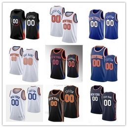 Maillots de basket-ball personnalisés Hommes Femmes Jeunes New York''Knicks''2 Miles McBride 3 Trevor Keels 6 Quentin Grimes 17 Svi Mykhailiuk 44 Feron Hunt Jersey