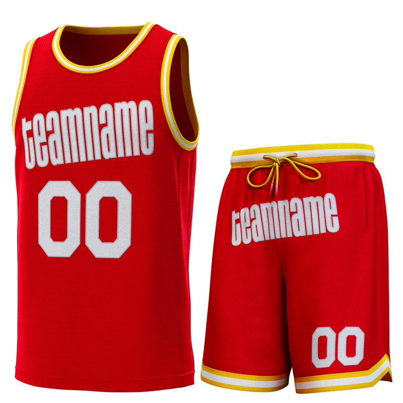 Benutzerdefinierte Basketball -Outfits Personalisierte genähte Mannschaftsname/Zahlen atmungsaktive weiche Sportuniform für Männer/Jungen Geburtstagsgeschenk