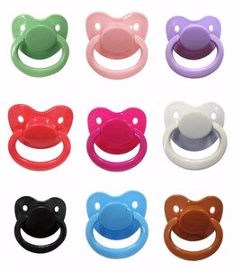 Aangepaste grote siliconen Siliconen Volwassen Pacifier Solid Color Baby Pacifier Classic High Quality Nipple For Kids9937727