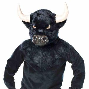 Costume de mascotte de taureau noir personnalisé 214D