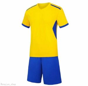 Maillots d'équipe vierges personnalisés, vente en gros, hauts personnalisés avec short, maillot d'entraînement court, uniforme de football à la mode 006