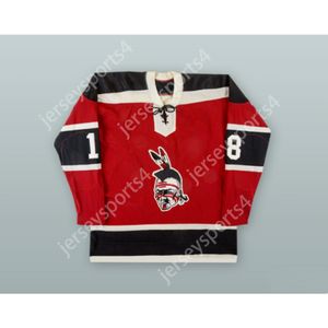 MAILLOT DE HOCKEY ROUGE BOSTON BRAVES personnalisé NOUVEAU Top cousu S-M-L-XL-XXL-3XL-4XL-5XL-6XL