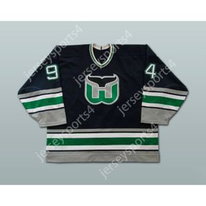 Personnalisé BRENDAN SHANAHAN WHALERS 94 JERSEY DE HOCKEY NOUVEAU Top cousu S-M-L-XL-XXL-3XL-4XL-5XL-6XL