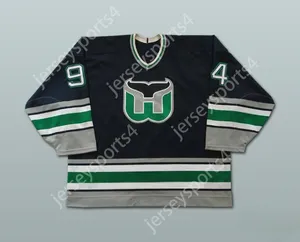 Custom Brendan Shanahan Whalers Hockey Jersey Top cousé S-M-L-XL-XXL-3XL-4XL-5XL-6XL
