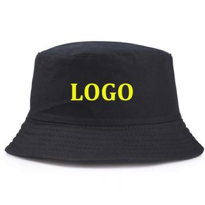 Sombrero de cubo personalizado para exteriores, sombreros de pescador con logotipo DIY, gorra deportiva para hombres y mujeres, gorra de pesca de algodón 323F