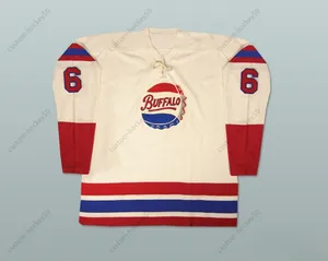 Jersey de hockey de la vieja escuela personalizada Bison