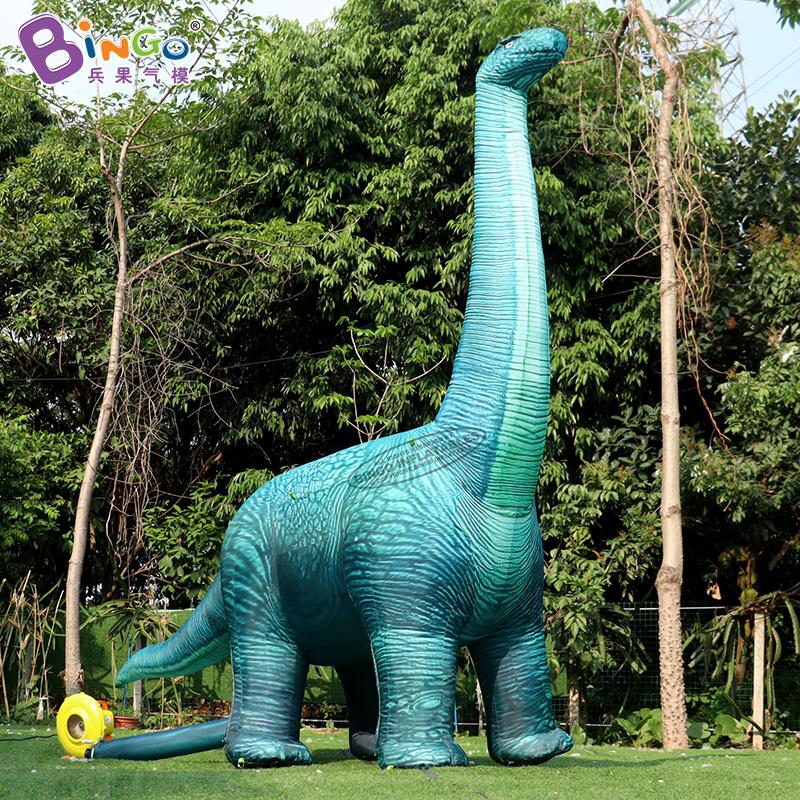 Özel inşa 3 metre uzunluğunda sergi malzemeleri Dekorasyon oyuncakları için dev şişme dinozor kopyası BG-C0518