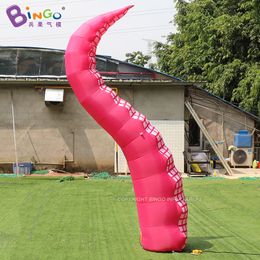 Op maat gemaakte 4m 5m 6m opblaasbaar octopus -tentakel voor buitendecoratie met luchtblazerspeelgoed Sportfabriek