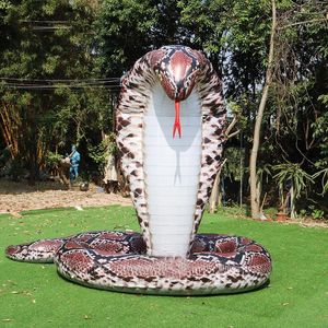 Publicité construite sur mesure 3 (10 pieds) Hauteur de hauteur Réplique de serpent gonflable géant pour la décoration d'événements Toys Sports BG-C0492