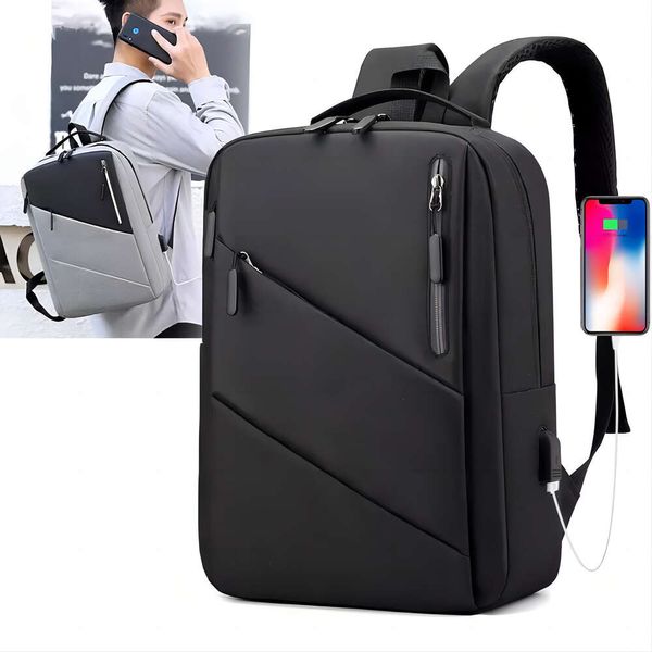 Sacs pour ordinateur portable d'école imperméables personnalisés Pack fournisseur USB charge Mochilas femmes sac à dos de voyage intelligent pour hommes 39 32 92