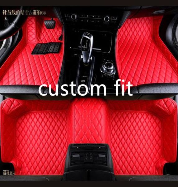 Tapis de sol de voiture personnalisé, pour FORD Focus Explorer F150 mondeo fiesta mustang escape 20042020, intérieur automobile 8348154