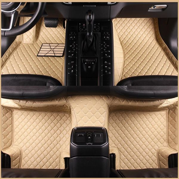 Tapis de sol de voiture personnalisés pour Toyota Land Cruiser 200 Prado150 120 Rav4 Corolla Avalon Camry C-HR Crown verso Mark X style de voiture liner255S