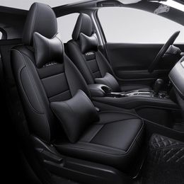 Funda de asiento de coche personalizada para Honda vezel HRV HR-V, Protector de asientos, alfombrilla, alfombrilla de cojín, estilo Interior delantero y trasero para coche, accesorios avanzados para coches Acce272N