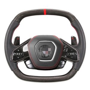 Kit de volant en Fiber de carbone personnalisé, pour pièces automobiles Corvette C8, volant