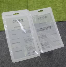 Case de teléfonos celulares personalizados Bolsas Zipllock Paquete minorista Clear Transparent Plastic Packing Bag Holte Puques para iPhone XS MA5613388