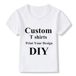 Aangepaste kinder T-shirt DIY Print uw ontwerp Kinder T-shirts BoysGirls DIY T-shirts Tops afdrukken Neem contact op met de verkoper Frist 240313