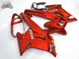 Juego de carenados chinos personalizados para Kawasaki 1990-2007 ZZR250 ABS plástico rojo piezas de carenado de reparación de carrocería del mercado de accesorios ZZR-250 ZZR 250 90-07