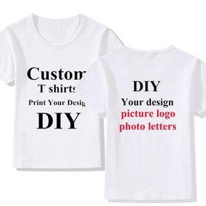 T-shirts personnalisés pour enfants DIY Imprimez votre design Garçons/Filles T-shirts DIY TopsFront et Back DIY Print Contacter le vendeur Frist 240318