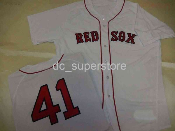 Personnalisé CHRIS SALE Flex Base JERSEY BLANC Nouveau point N'importe quel nom Numéro Hommes Femmes Maillots de baseball pour jeunes