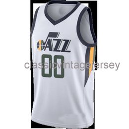 Maillot Swingman personnalisé Clarkson # 00 pour hommes cousu hommes femmes jeunesse XS-6XL maillots de basket-ball